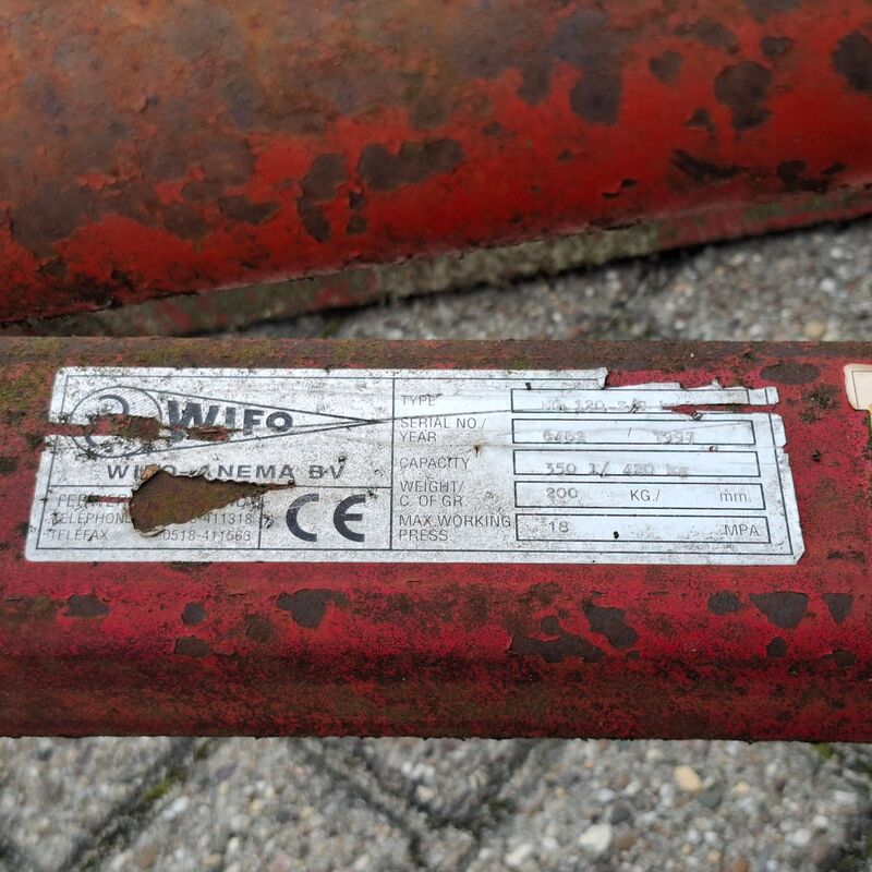 Hydraulische schepbak Wifo, MO120Z/T, bouwjaar 1996 – foto 7 – kavel bij Onlineveilingmeester, Smilde