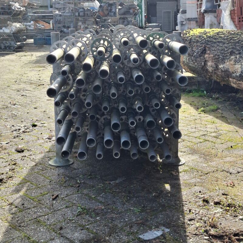 Ca. 54x Staanders met pen, Layher, Allround | 200cm (ring 50), in transportbok – foto 4 – kavel bij Onlineveilingmeester, Smilde