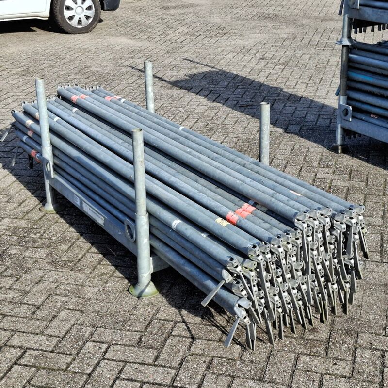 Partij O-liggers, Layher, Allround | 257cm, in transportbok – foto 3 – kavel bij Onlineveilingmeester, Smilde