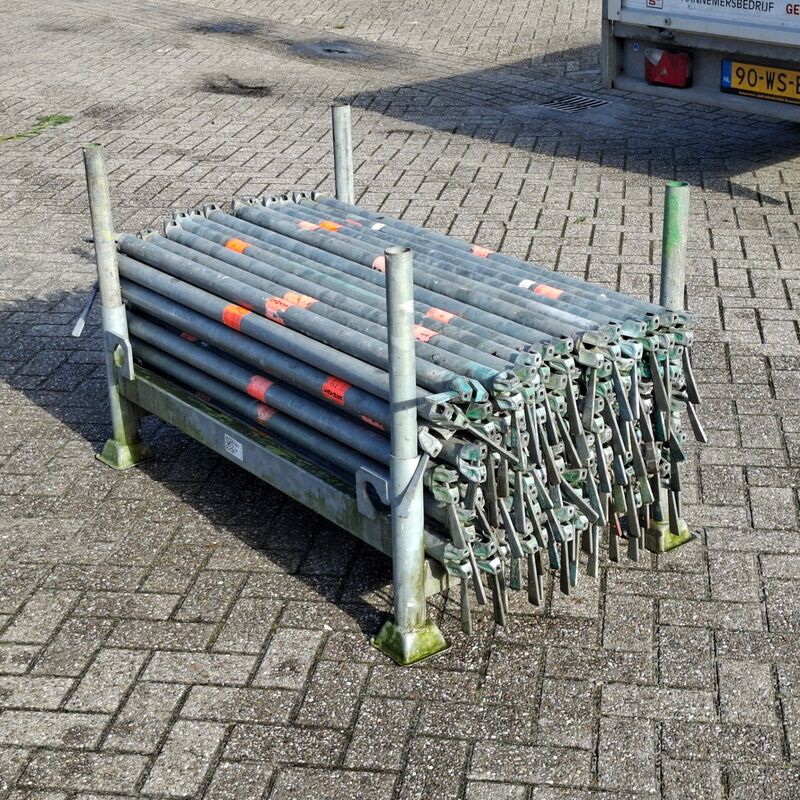 Partij O-liggers, Layher, Allround | 140cm, in transportbok – foto 3 – kavel bij Onlineveilingmeester, Smilde