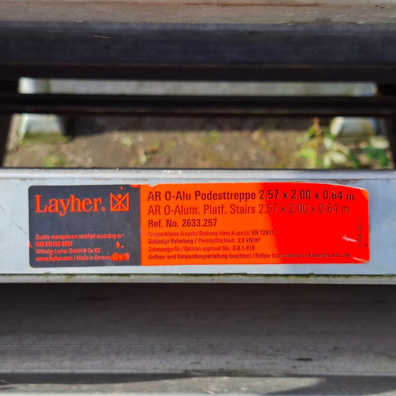 9x Bordestrap, Layher, Allround, in transportbok – foto 5 – kavel bij Onlineveilingmeester, Smilde