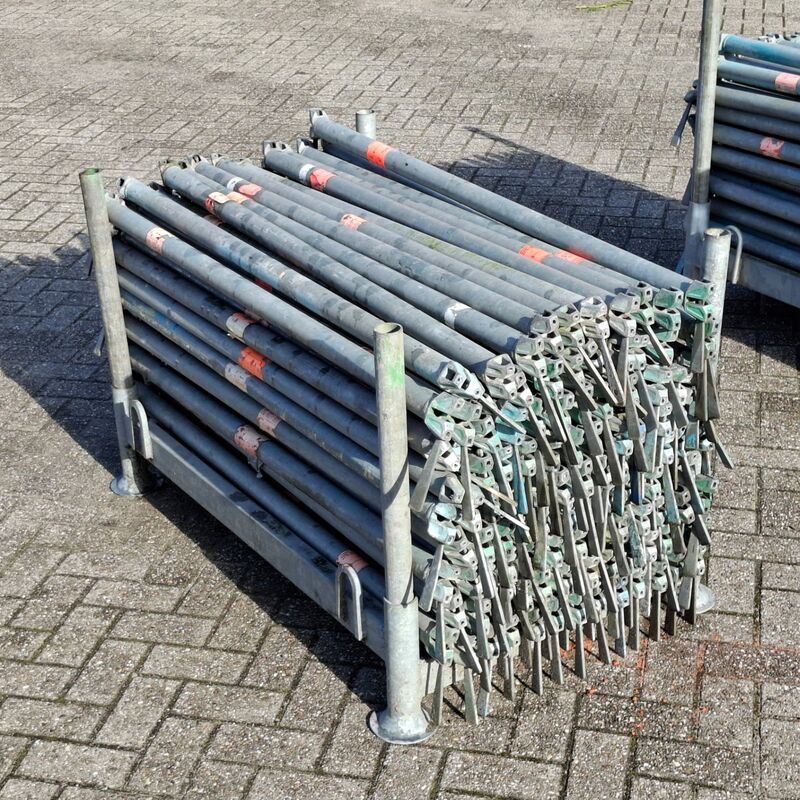 Partij O-liggers in transportbok Layher, Allround | 140 cm – foto 3 – kavel bij Onlineveilingmeester, Smilde
