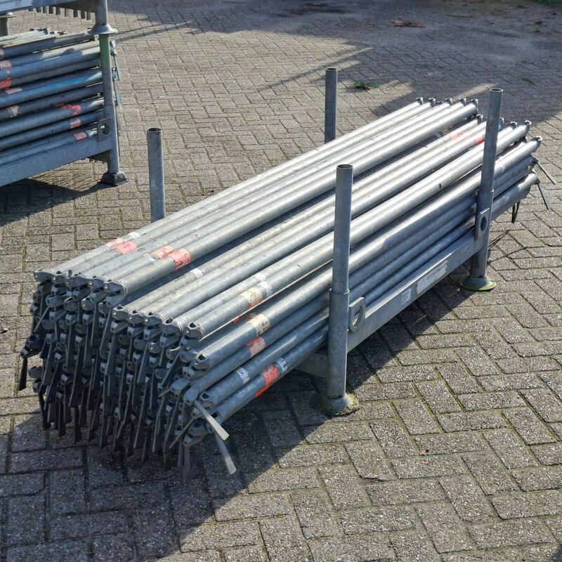 Partij O-liggers, Layher, Allround | 257cm, in transportbok – foto 4 – kavel bij Onlineveilingmeester, Smilde