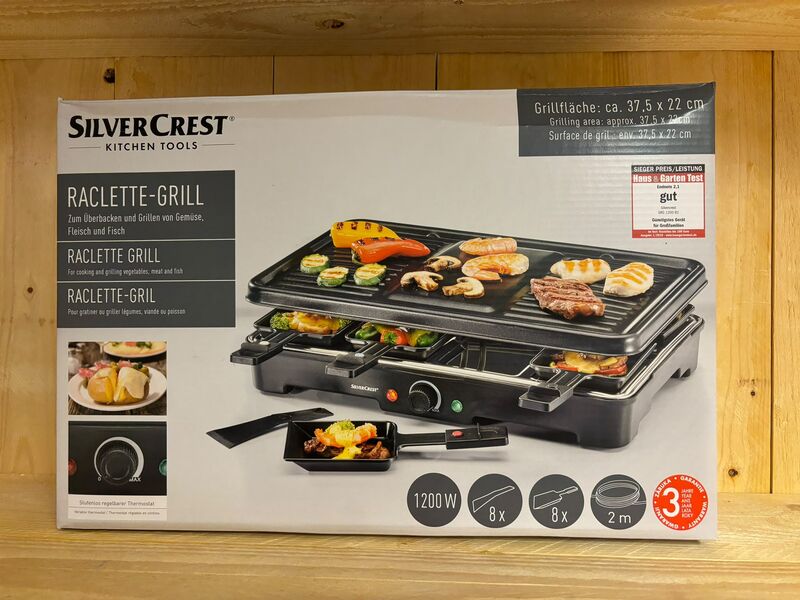 4x Raclette Grill SilverCrest