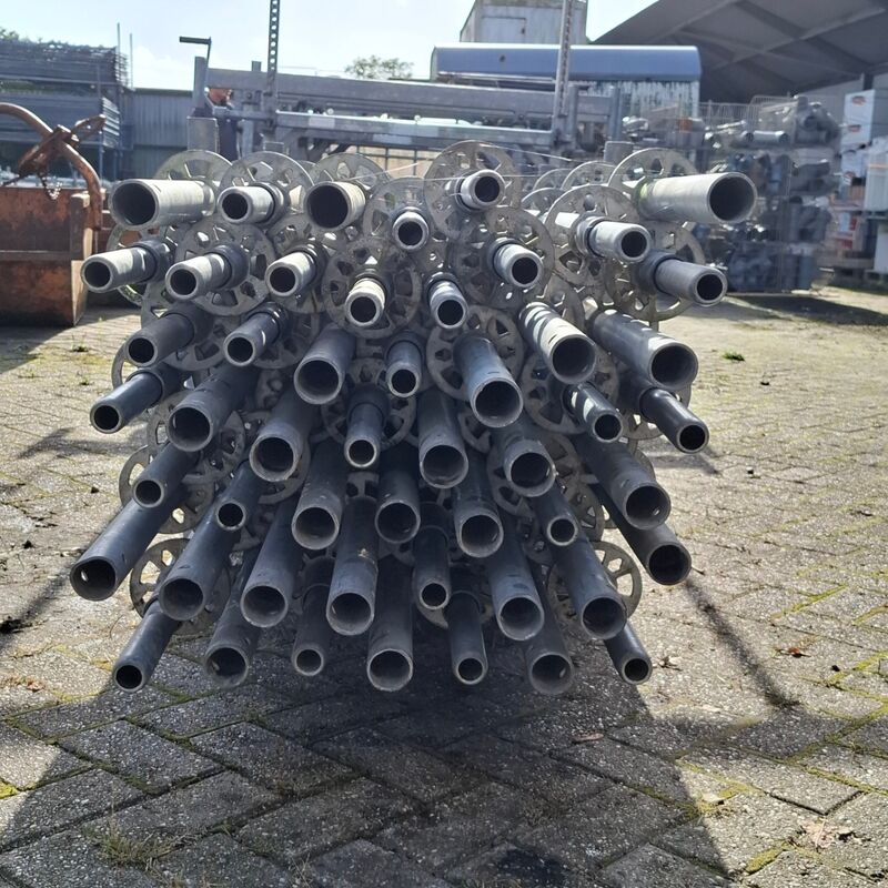 Ca. 46x Staanders met pen, Layher, Allround | 300cm (ring 50), in transportbok – foto 3 – kavel bij Onlineveilingmeester, Smilde
