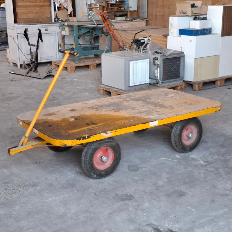 Handtrekwagen Geel – foto 3 – kavel bij Onlineveilingmeester, Smilde