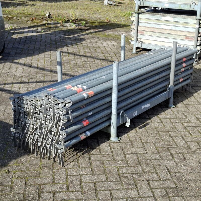 Partij O-liggers, Layher, Allround | 257 cm, in transportbok – kavel bij Onlineveilingmeester, Smilde