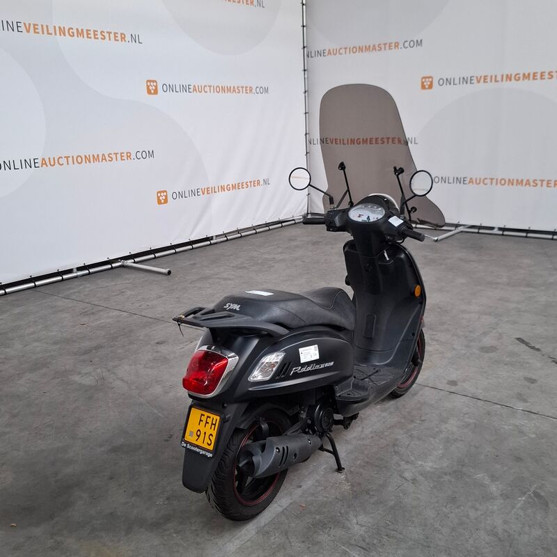 Bromfiets, SYM, Fiddle II, 2020 – foto 8 – kavel bij Domeinen Roerende Zaken, Soesterberg