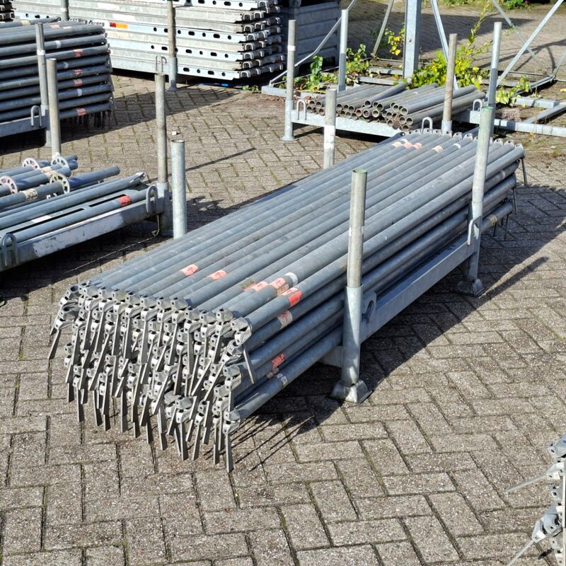 Partij O-liggers, Layher, Allround | 257cm, in transportbok – kavel bij Onlineveilingmeester, Smilde