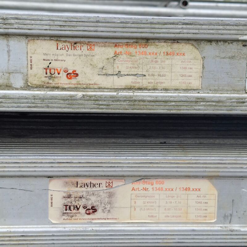 2x Loopbrug Layher – foto 6 – kavel bij Onlineveilingmeester, Smilde