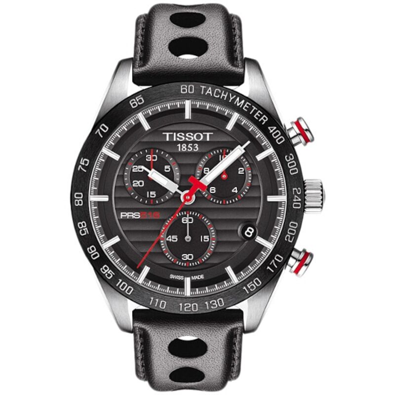 Heren Horloge Tissot, PRS 516 Chronograph, black