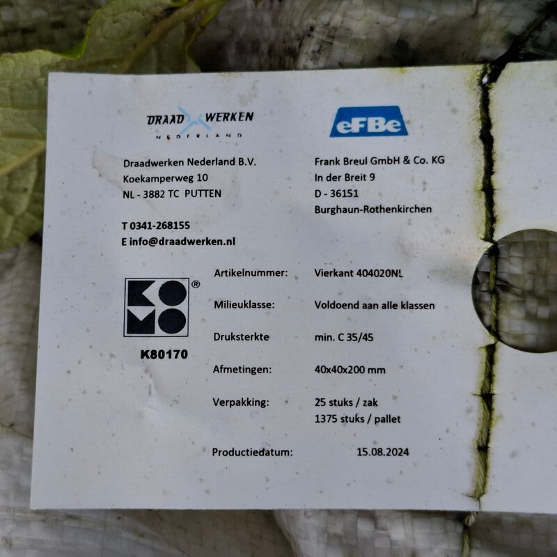 Partij afstandhouders, EFBe – foto 4 – kavel bij Onlineveilingmeester, Smilde