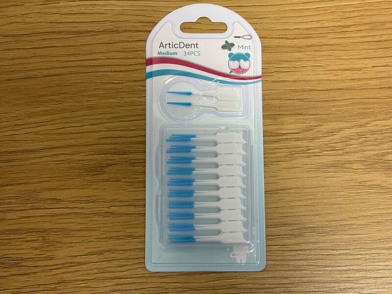 Ca. 132x Tandenstokers - Medium - 42 pack Arctic Dent, Mint