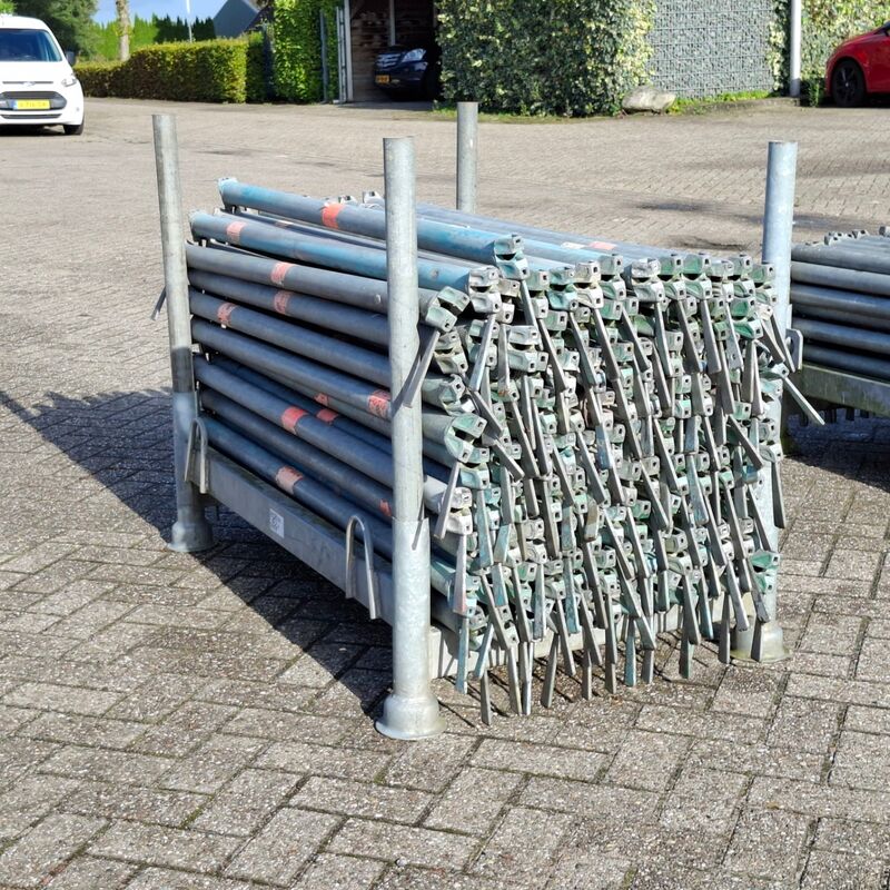 Partij O-liggers, Layher, Allround | 140cm, in transportbok – foto 2 – kavel bij Onlineveilingmeester, Smilde