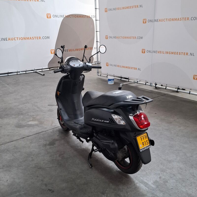 Bromfiets, SYM, Fiddle II, 2020 – foto 6 – kavel bij Domeinen Roerende Zaken, Soesterberg