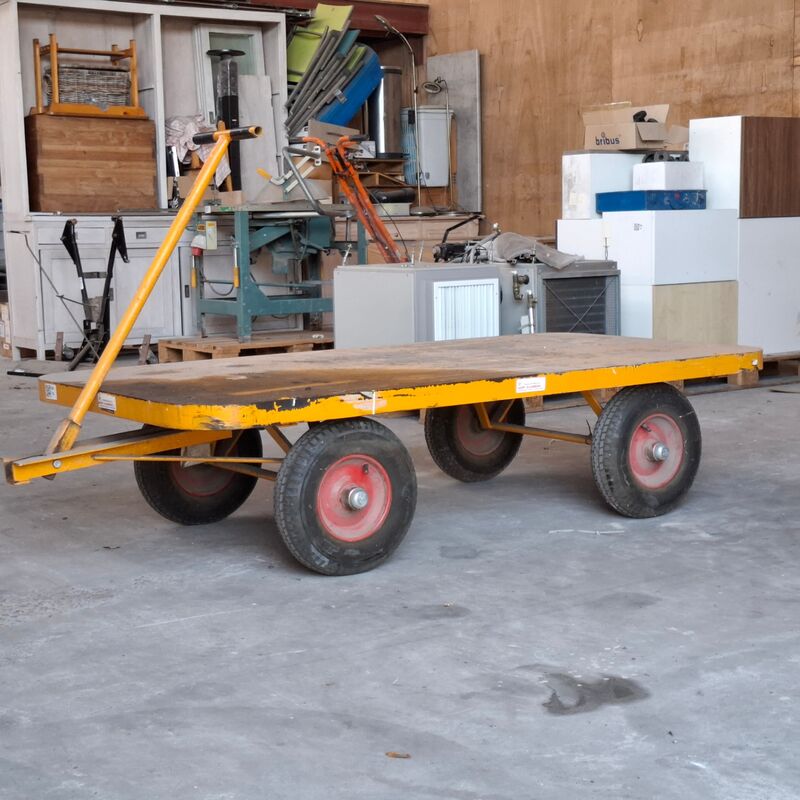 Handtrekwagen Geel – foto 4 – kavel bij Onlineveilingmeester, Smilde