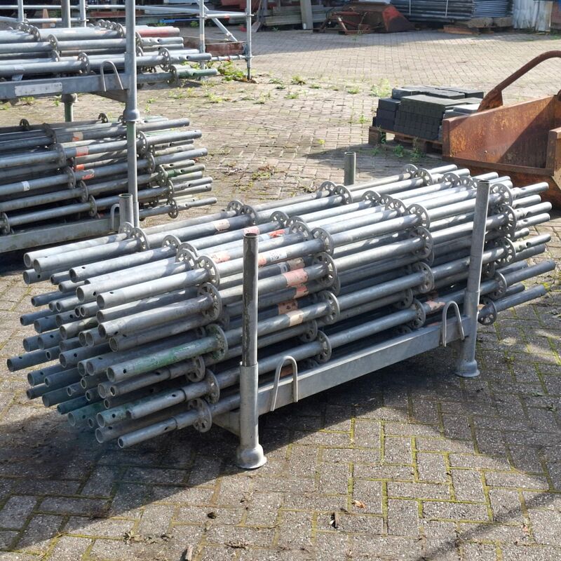 Ca. 51x Staanders met pen, Layher, Allround | 200 cm (ring 50), in transportbok – foto 4 – kavel bij Onlineveilingmeester, Smilde