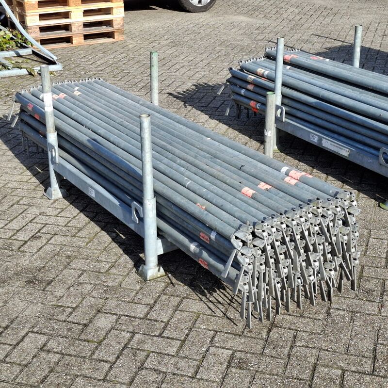 Partij O-liggers, Layher, Allround | 257cm, in transportbok – foto 3 – kavel bij Onlineveilingmeester, Smilde