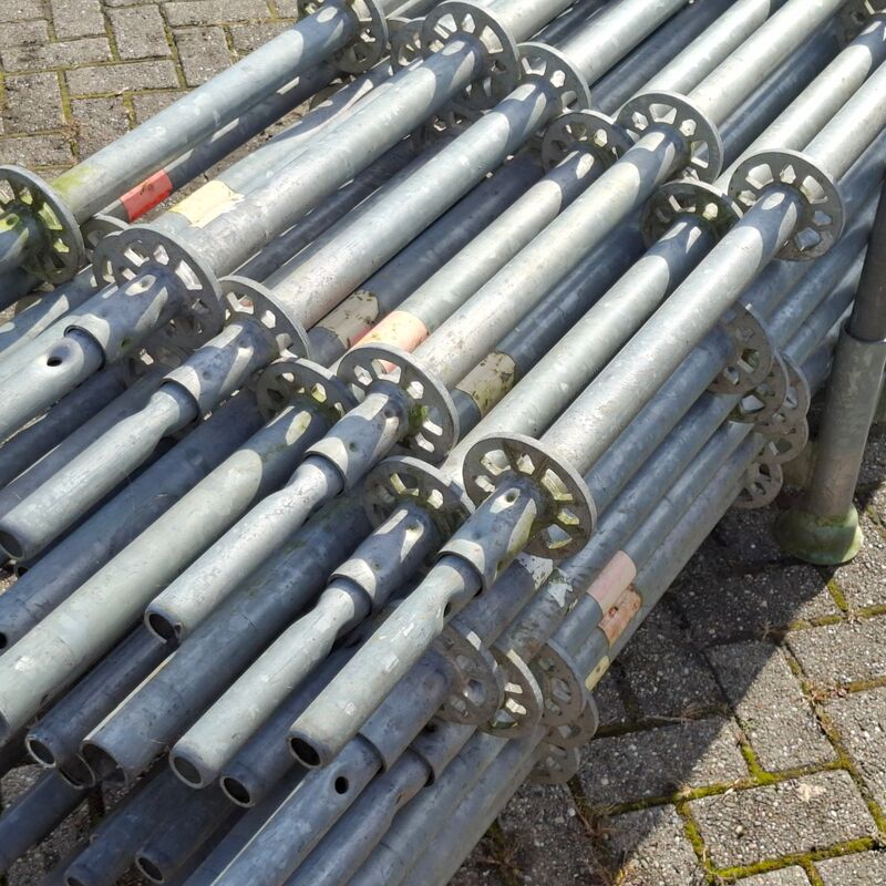 Ca. 50x Staanders met pen, Layher, Allround | 300cm (ring 50), in transportbok – foto 5 – kavel bij Onlineveilingmeester, Smilde