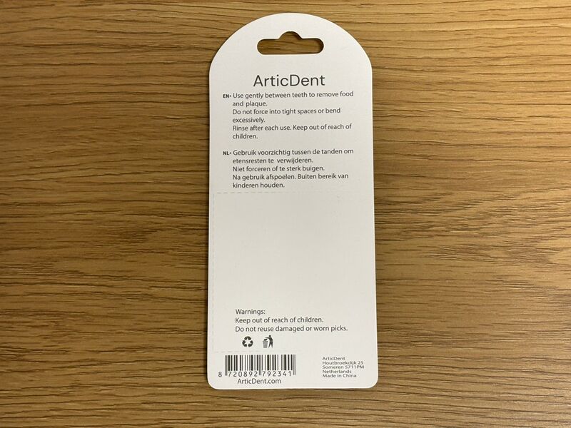 Ca. 88x Tandenstokers - Medium - 42 pack Arctic Dent, Mint – foto 4 – kavel bij Onlineveilingmeester