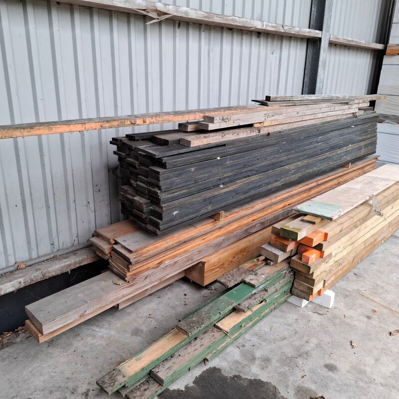 Partij diverse houten planken en balken – foto 6 – kavel bij Onlineveilingmeester, Smilde