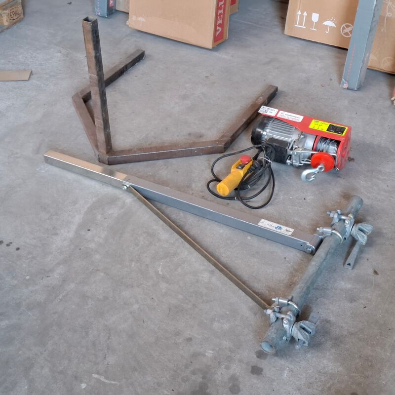 Elektrische takel, HBM, PA 400D, 2020, met hijsconstructie – foto 8 – kavel bij Onlineveilingmeester, Smilde