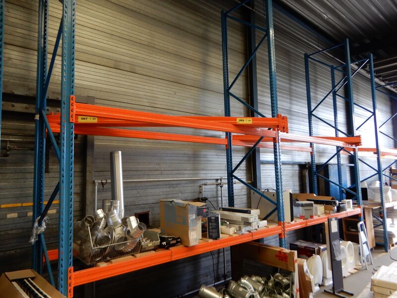 Ca. 6,1mtr Palletstelling, oranje/blauw – foto 3 – kavel bij Onlineveilingmeester, Assen