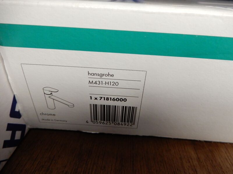 Keukenmengkraan, Hansgrohe, M341-H120, chroom – foto 2 – kavel bij Onlineveilingmeester, Assen
