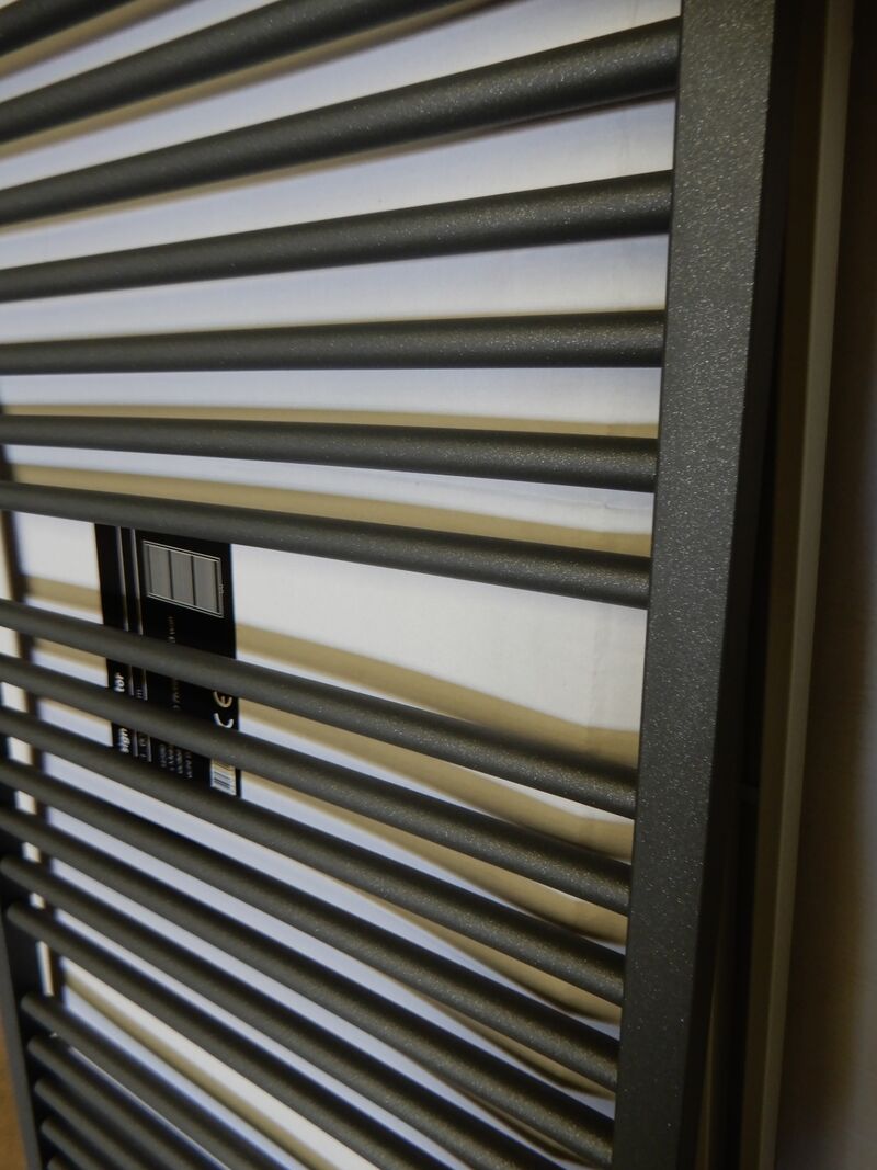 Handdoekradiator, antraciet, 1200x600 – foto 2 – kavel bij Onlineveilingmeester, Assen