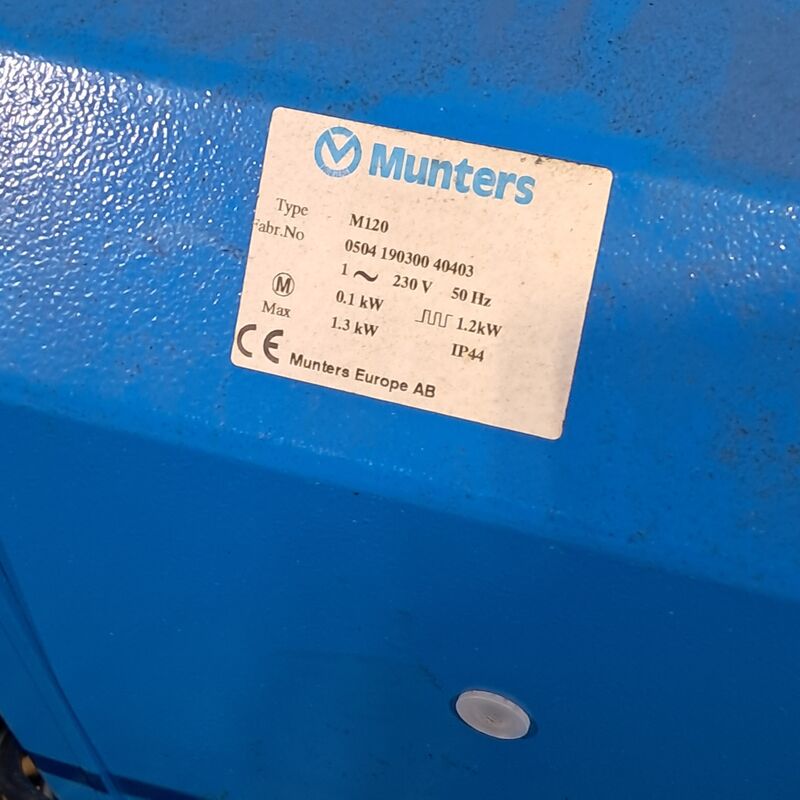 2x Sorptie-ontvochtiger, Munters, M120 – foto 6 – kavel bij Domeinen Roerende Zaken, Groningen