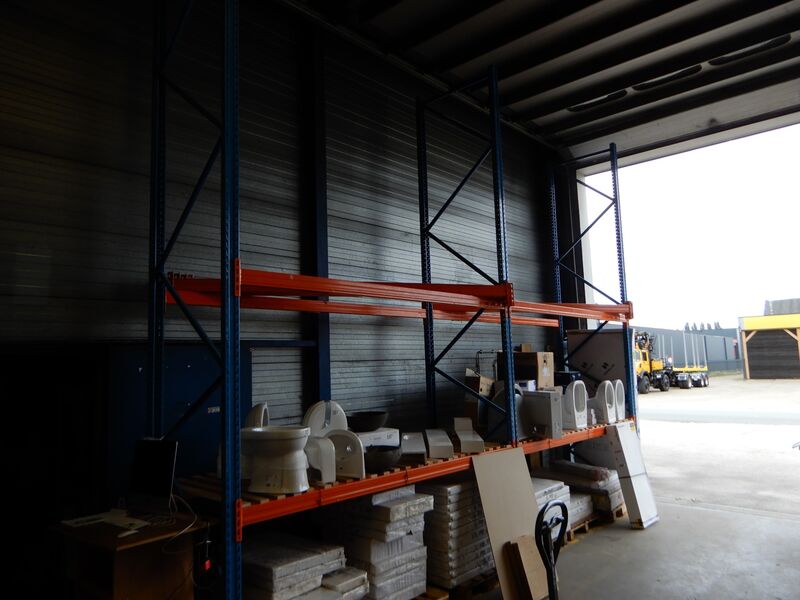 Ca. 6,1mtr Palletstelling, oranje/blauw – foto 2 – kavel bij Onlineveilingmeester, Assen