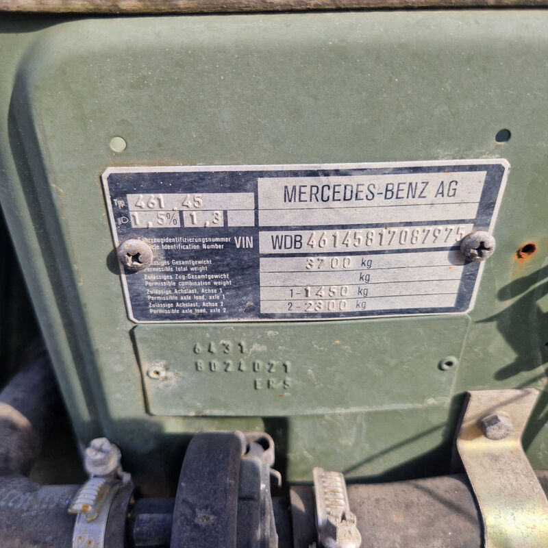 Voertuig, incompleet, Mercedes Benz, 290GD – foto 10 – kavel bij Domeinen Roerende Zaken, Soesterberg