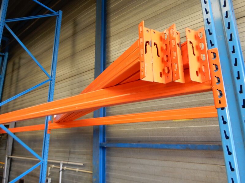 Ca. 6,1mtr Palletstelling, oranje/blauw – foto 4 – kavel bij Onlineveilingmeester, Assen