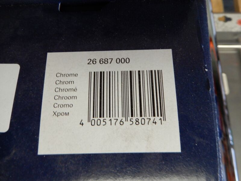 Regendouchekop met wandhouder, Grohe, 250 cube, chroom – foto 5 – kavel bij Onlineveilingmeester, Assen