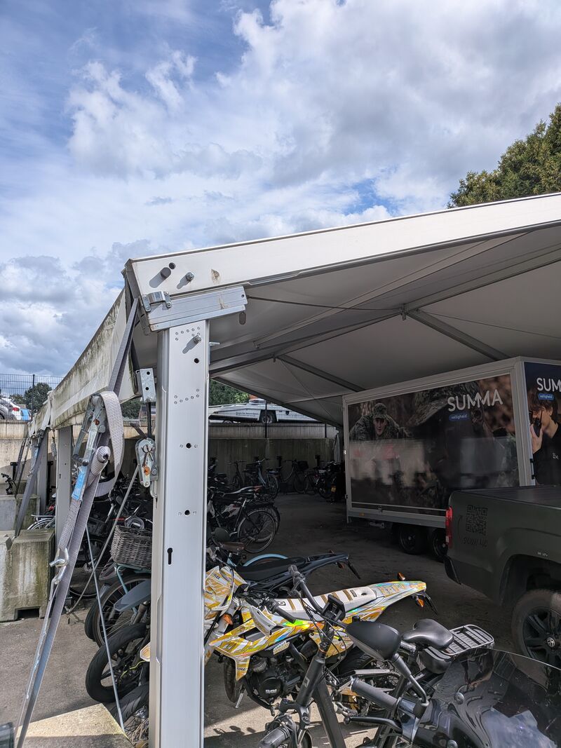 Aluhal - Aluminium tent - Overkapping, T1 – foto 10 – kavel bij Onlineveilingmeester