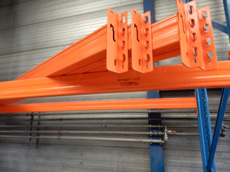 Ca. 3,1mtr Palletstelling, oranje/blauw – foto 2 – kavel bij Onlineveilingmeester, Assen