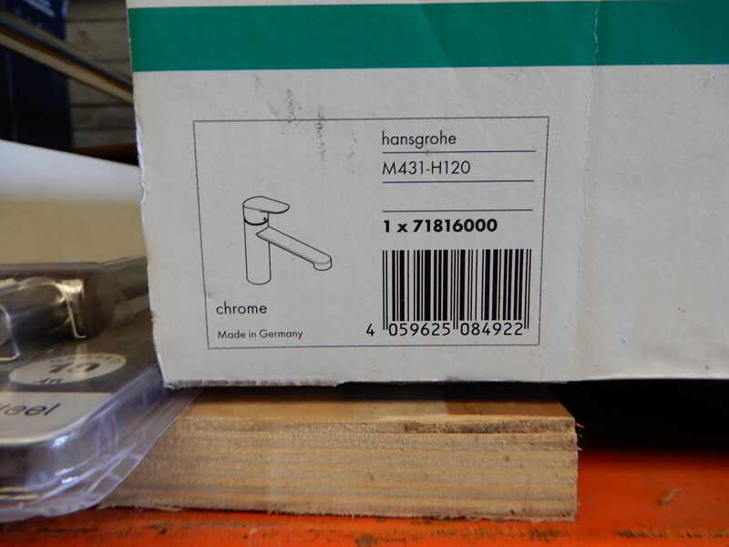 Keukenmengkraan, Hansgrohe, M341-H120, chroom – foto 3 – kavel bij Onlineveilingmeester, Assen
