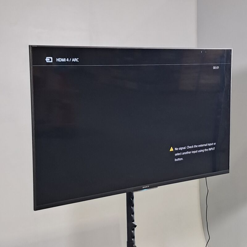 Televisie op verrijdbare Standaard, Sony, KDL-50W805C, 2015 – foto 2 – kavel bij Domeinen Roerende Zaken, Groningen