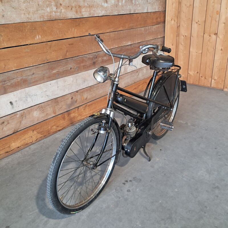 Klassieke bromfiets, Gruno, VAP.4, Zwart, 1951 – foto 6 – kavel bij Onlineveilingmeester, Heerenveen