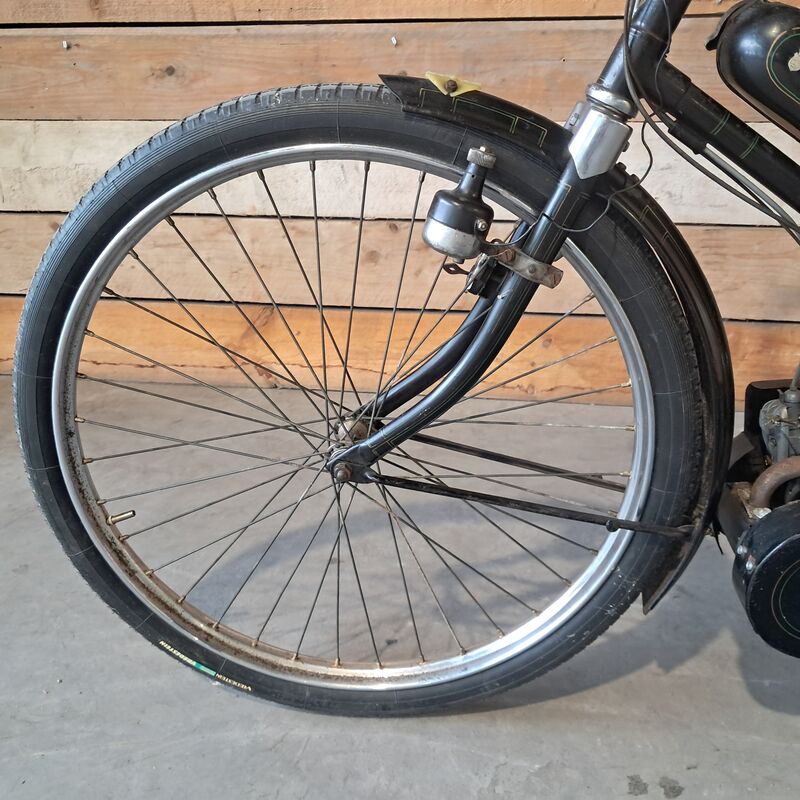 Klassieke bromfiets, Gruno, VAP.4, Zwart, 1951 – foto 4 – kavel bij Onlineveilingmeester, Heerenveen