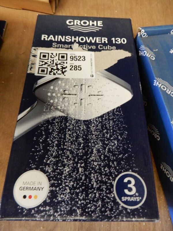 Douchekop, Grohe, Rainshower 130cube, chroom – kavel bij Onlineveilingmeester, Assen