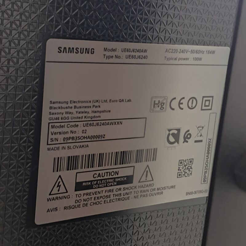 Televisie op verrijdbare standaard, Samsung, UE60J6240 – foto 5 – kavel bij Domeinen Roerende Zaken, Groningen