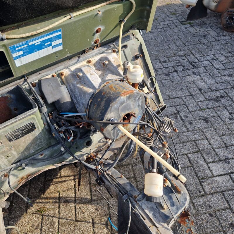 Voertuig, incompleet, Mercedes Benz, 290GD – foto 10 – kavel bij Domeinen Roerende Zaken, Soesterberg