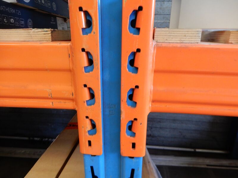 Ca. 6,1mtr Palletstelling, oranje/blauw – foto 5 – kavel bij Onlineveilingmeester, Assen