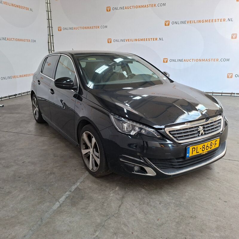 Personenauto, Peugeot, 308, 1.2 PureTech Blue Lease GT-line, 2015 – foto 4 – kavel bij Domeinen Roerende Zaken, Soesterberg