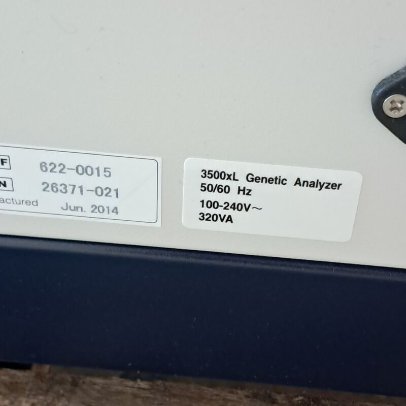 Analysesysteem, Applied Biosystems Hitachi, 3500xL Genetic Analyzer, 2014 – foto 8 – kavel bij Domeinen Roerende Zaken, Groningen