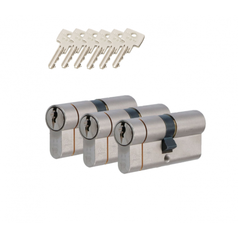 Ca. 12x 3-delige deur cilinder sets, Connection, 30/30 – kavel bij Onlineveilingmeester, Raalte