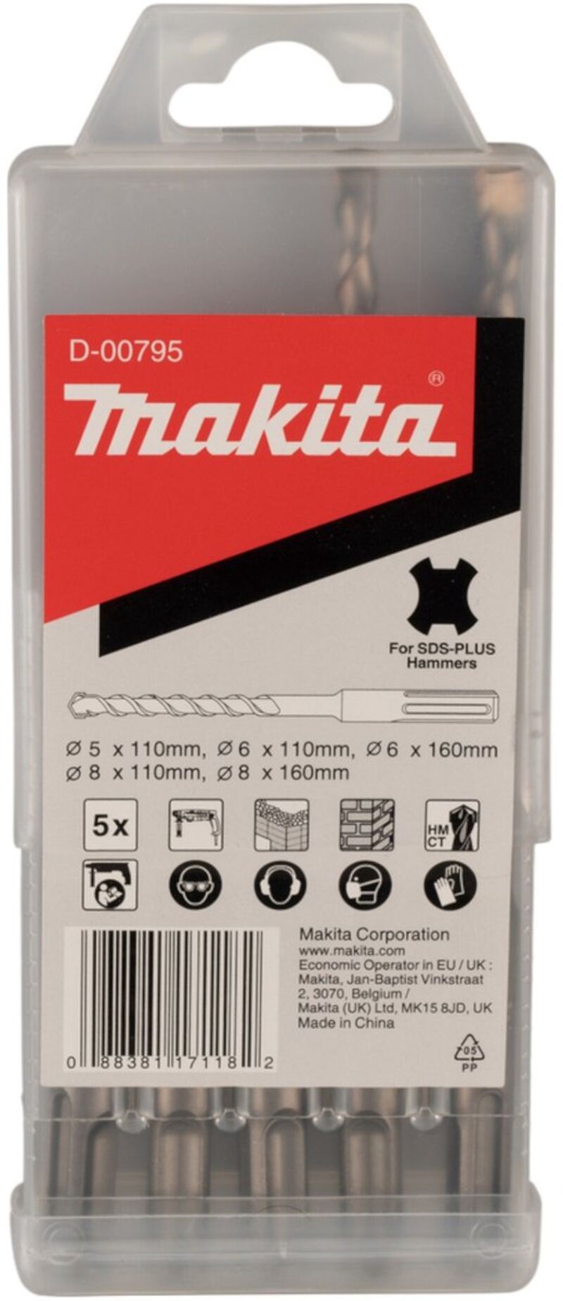 Ca. 18x 5-delige SDS borenset, Makita, D-00795 – kavel bij Onlineveilingmeester, Raalte