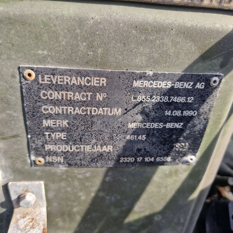 Voertuig, incompleet, Mercedes-Benz, 290GD, 1994 – foto 8 – kavel bij Domeinen Roerende Zaken, Soesterberg