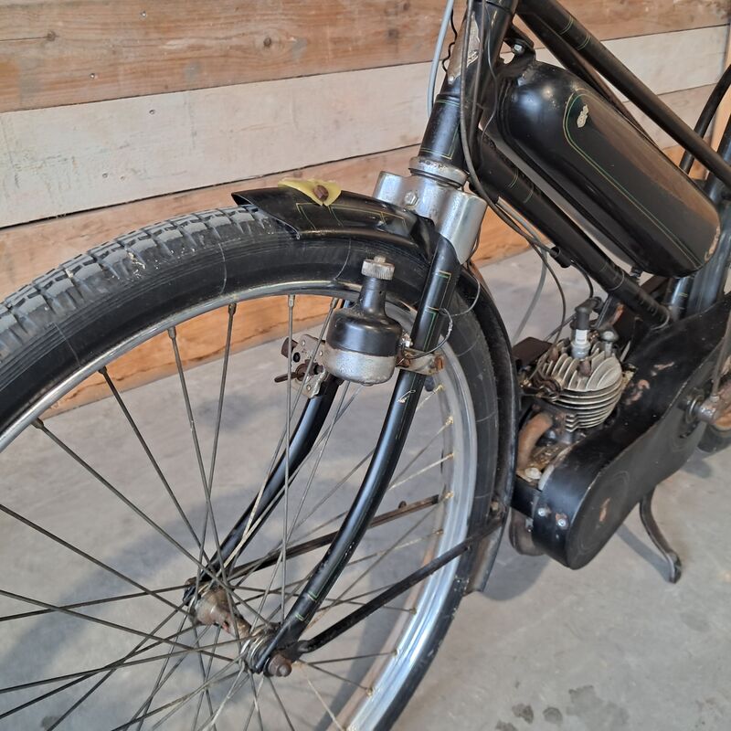 Klassieke bromfiets, Gruno, VAP.4, Zwart, 1951 – foto 7 – kavel bij Onlineveilingmeester, Heerenveen
